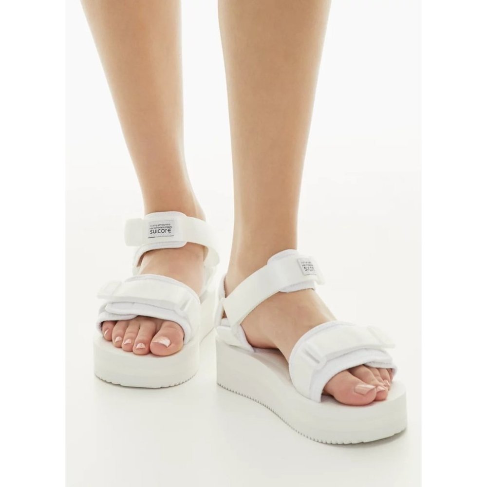 Suicoke CEL-VPO Sandals in White Womens Size 9 39